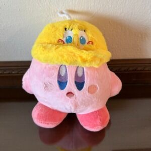 Plush Kirby Type Character Wearing Spongebob Type Hat China Dear Bei Bei‎ 9''